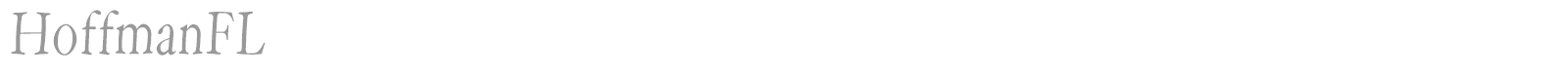 Hoffman font preview