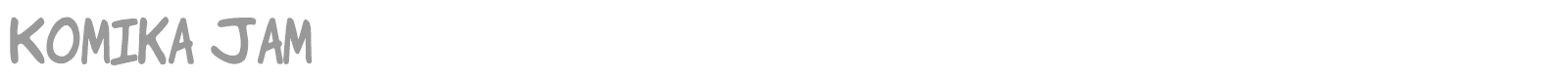 Komika Hands font preview