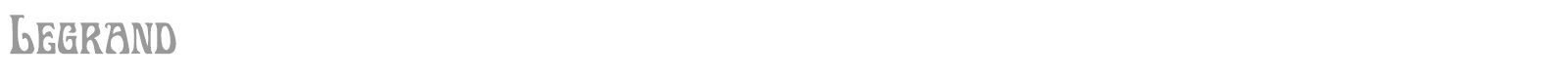 Legrand font preview