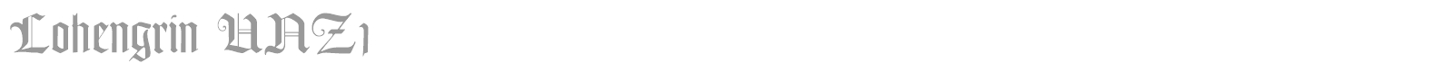 Lohengrin font preview
