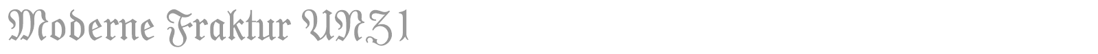 Moderne Fraktur font preview
