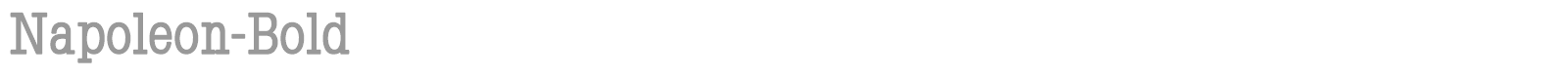 Napoleon font preview