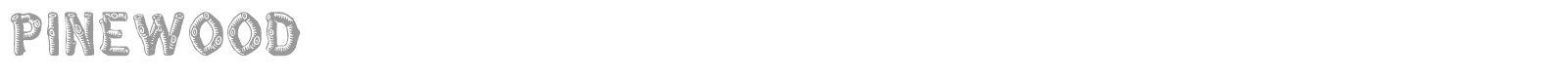 Pinewood font preview
