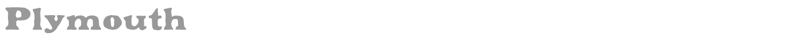 Plymouth font preview