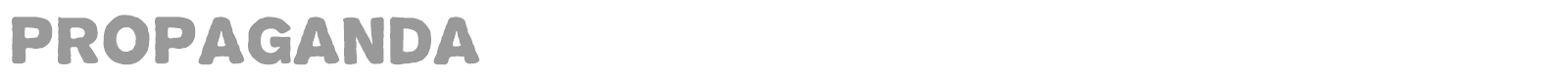 Propaganda font preview