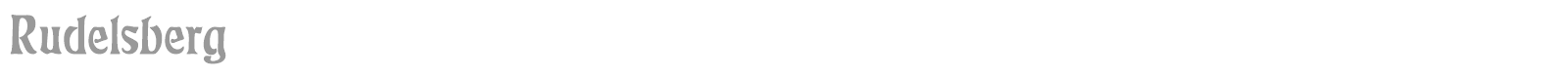Rudelsberg font preview