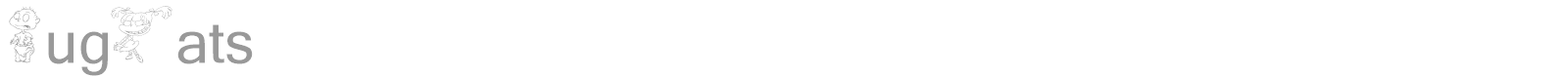 RugBats font preview