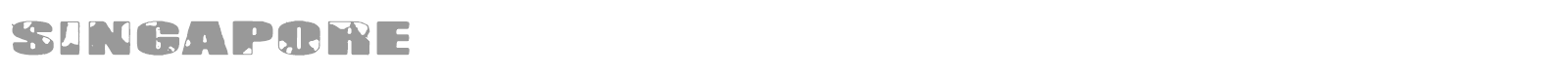 Singapore font preview