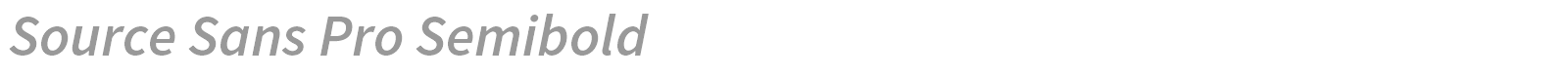 Source Sans Pro font preview