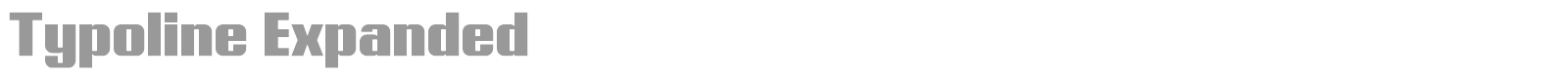 Typoline Expanded font preview