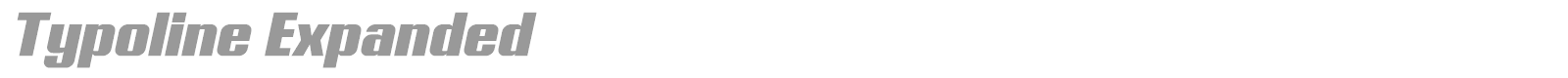Typoline Expanded font preview