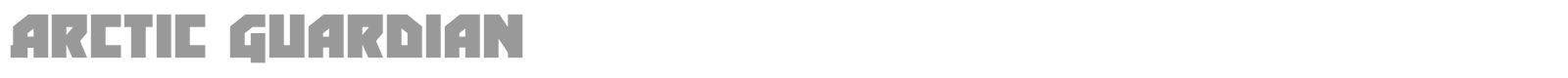 Arctic Guardian font preview