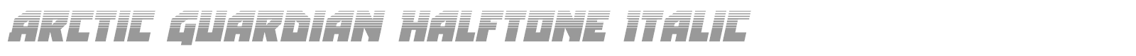 Arctic Guardian font preview