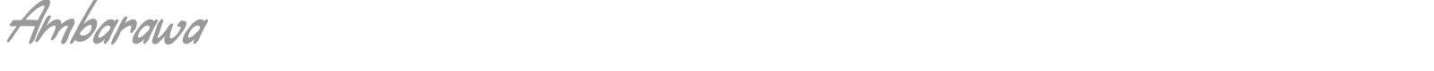 Ambarawa font preview
