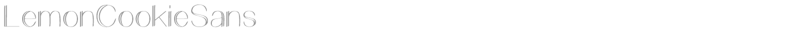 Lemon Cookie Sans font preview