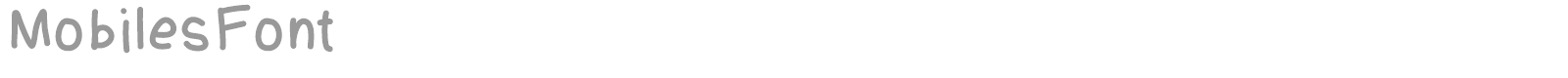Mobiles font preview