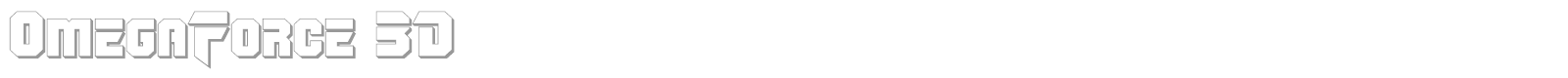 OmegaForce font preview