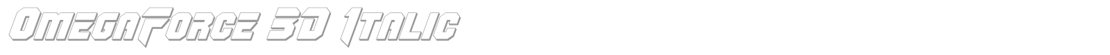 OmegaForce font preview
