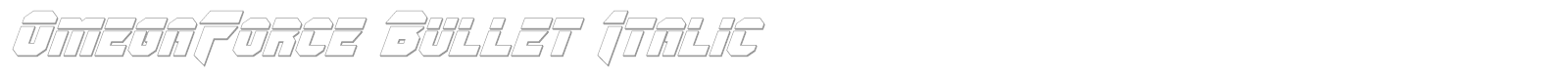 OmegaForce font preview