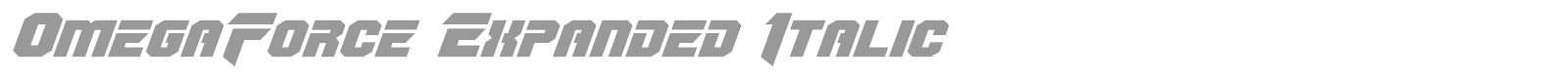 OmegaForce font preview