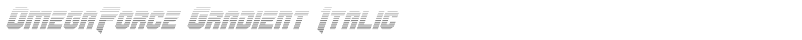 OmegaForce font preview