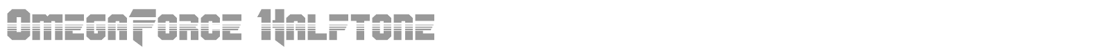 OmegaForce font preview