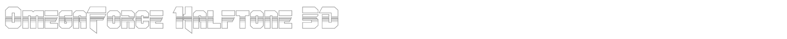 OmegaForce font preview