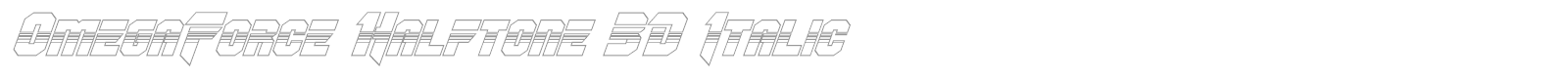 OmegaForce font preview