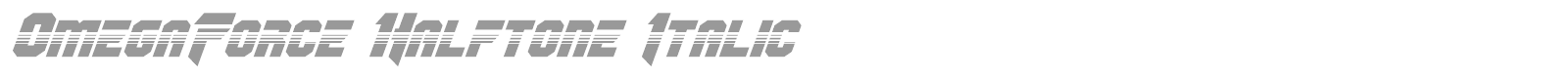 OmegaForce font preview