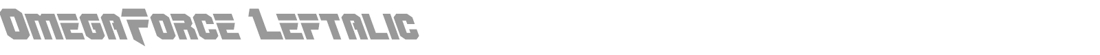 OmegaForce font preview