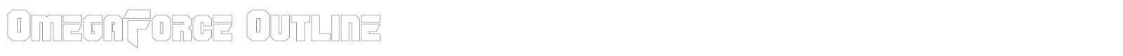 OmegaForce font preview
