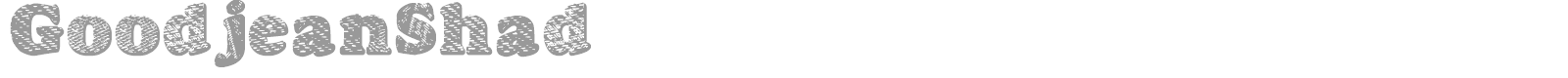 Goodjean font preview