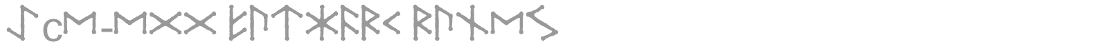 Ice Egg Futhark font preview