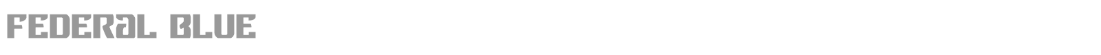 Federal Blue font preview