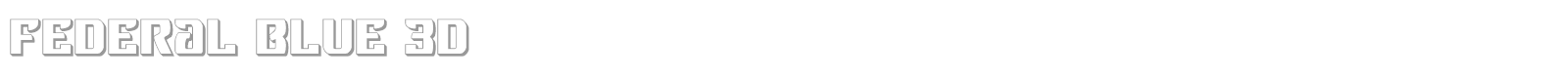 Federal Blue font preview
