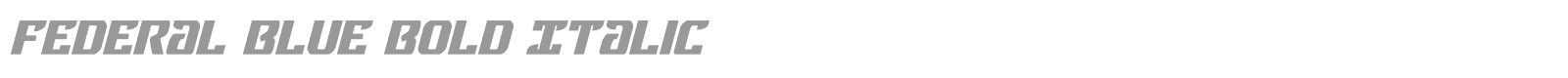Federal Blue font preview