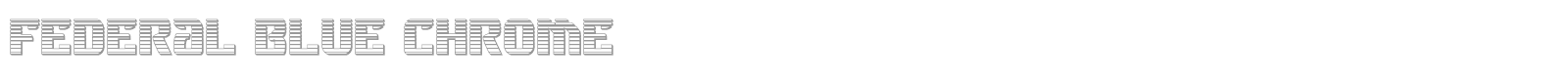 Federal Blue font preview