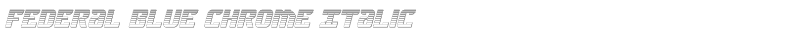 Federal Blue font preview