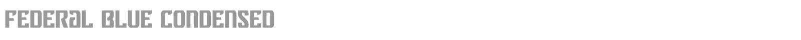 Federal Blue font preview
