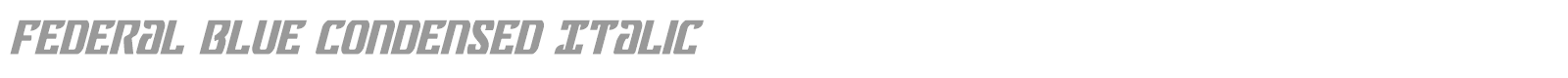 Federal Blue font preview