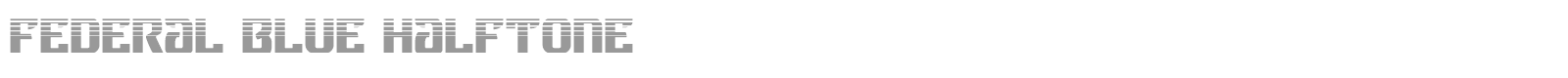 Federal Blue font preview