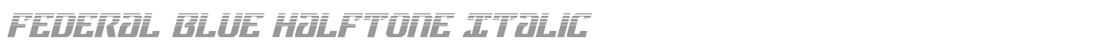 Federal Blue font preview