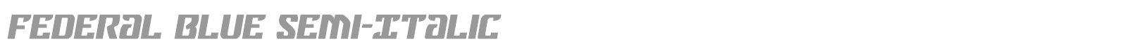 Federal Blue font preview