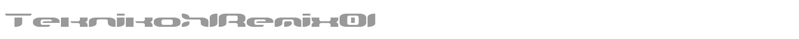 TeknikohlRemix font preview