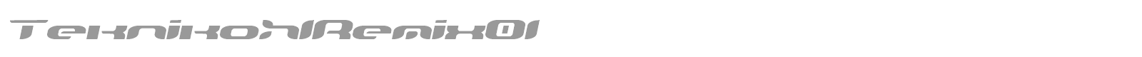 TeknikohlRemix font preview