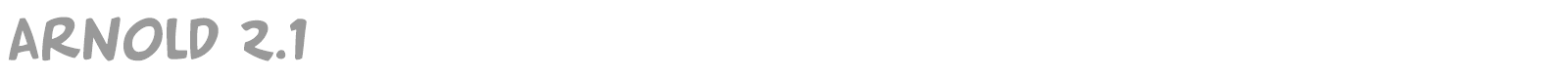 Arnold font preview