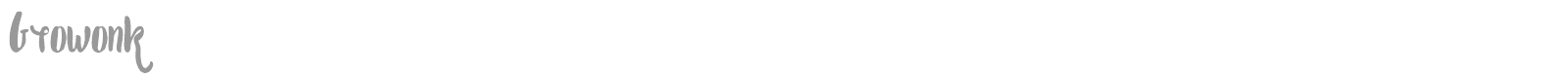 Growonk font preview