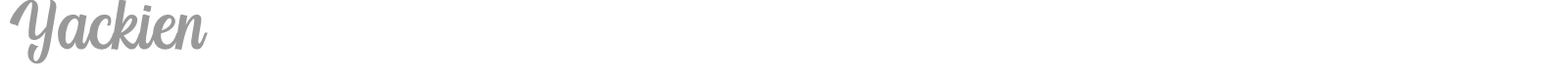 Yackien font preview