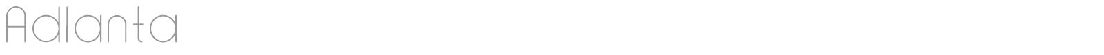 Adlanta font preview