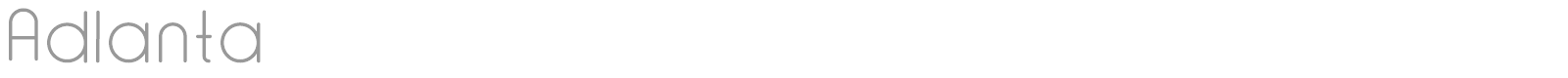 Adlanta font preview